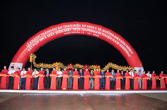 Trungnam Group inaugurates solar power project