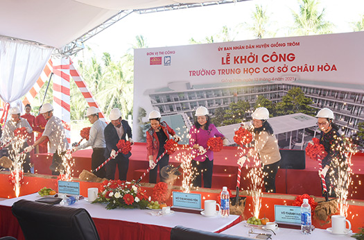 CHAU HOA SECONDARY SCHOOL'S GROUNDBREAKING CEREMONY