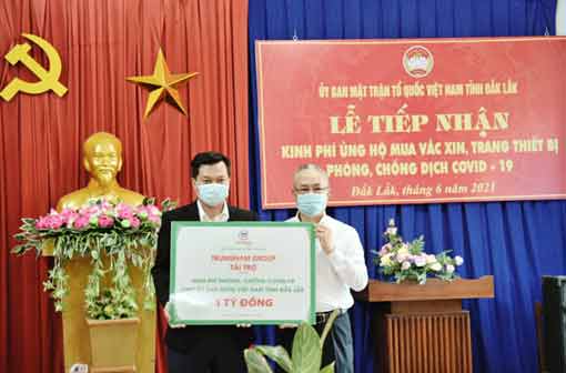 TRUNGNAM GROUP SUPPORTS THE GOVERNMENT IN PREVENTING COVID-19