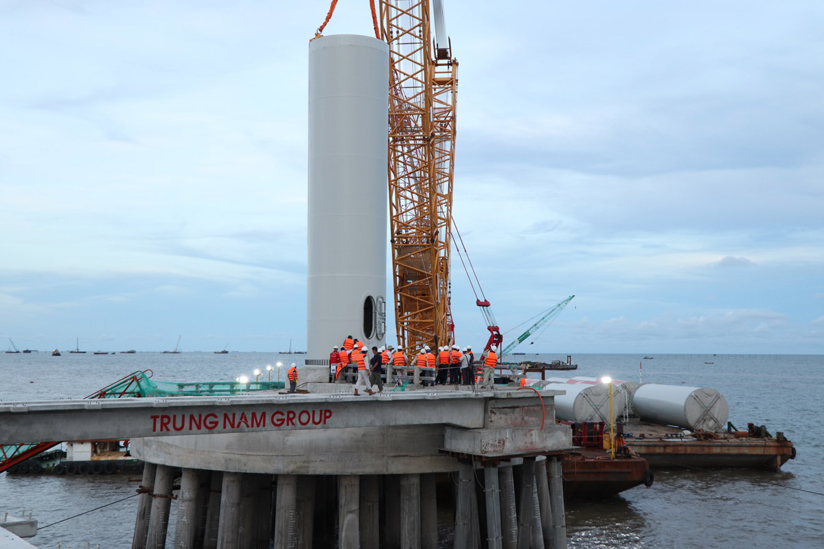 TRA VINH IS DEVELOPING THE DONG HAI 1 WIND POWER FACTORY WITH A TOTAL INVESTMENT LEVEL OF NEARLY VND 5,000 BILLION