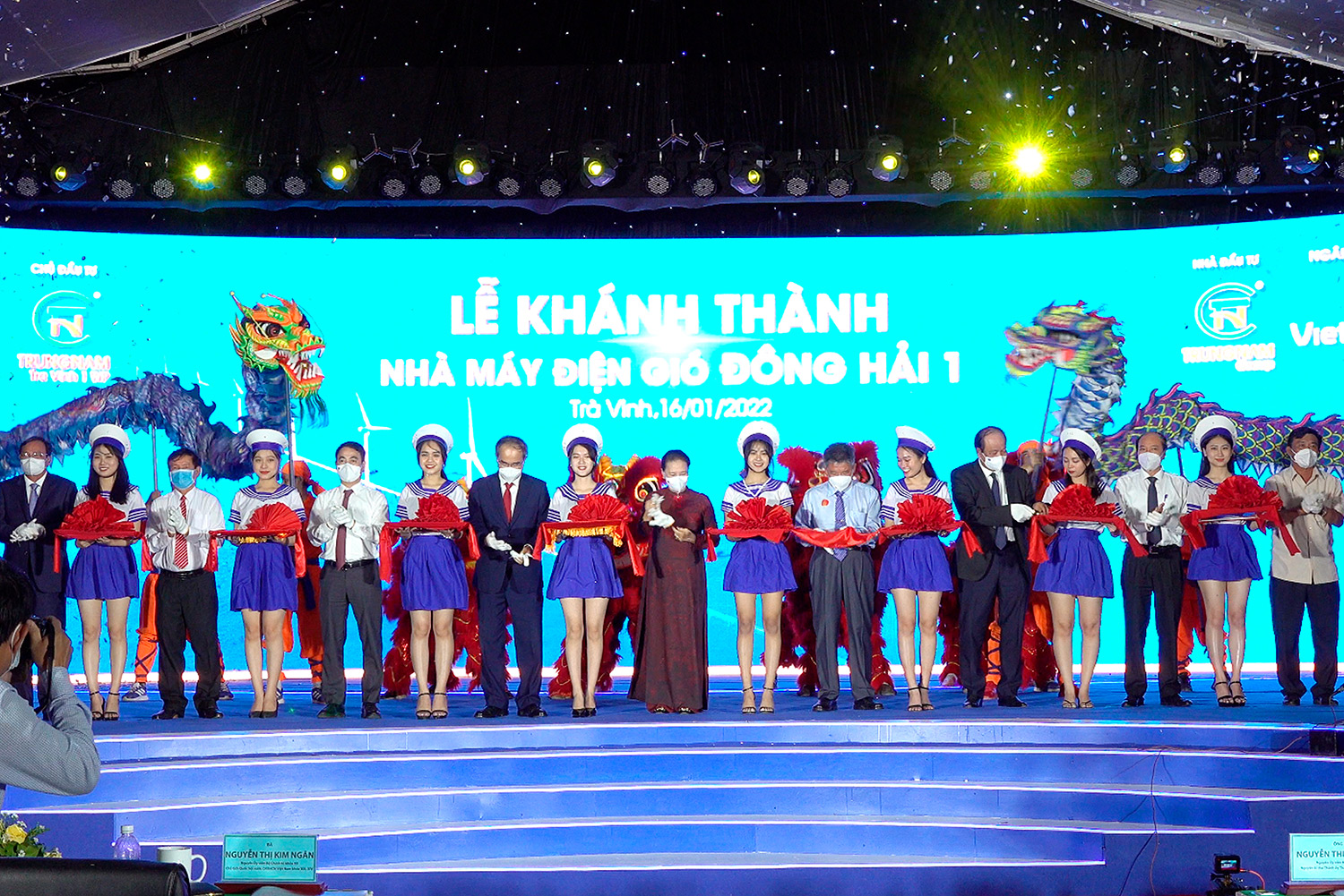 INAUGURATING DONG HAI 1 WIND POWER PROJECT