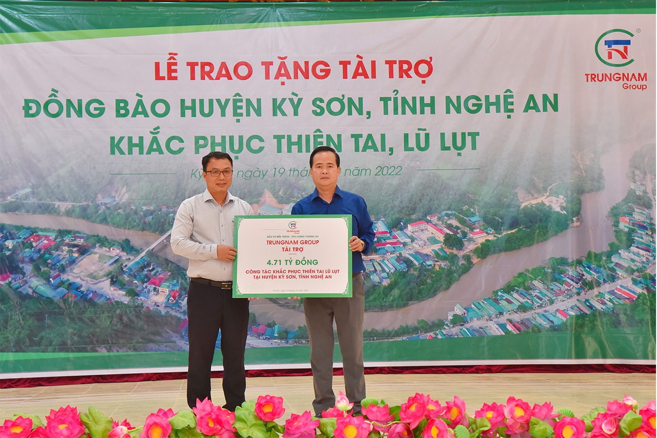 TRUNGNAM GROUP CHIA SẺ CÙNG NHÂN DÂN KỲ SƠN VƯỢT QUA LŨ DỮ - TÁI THIẾT CUỘC SỐNG