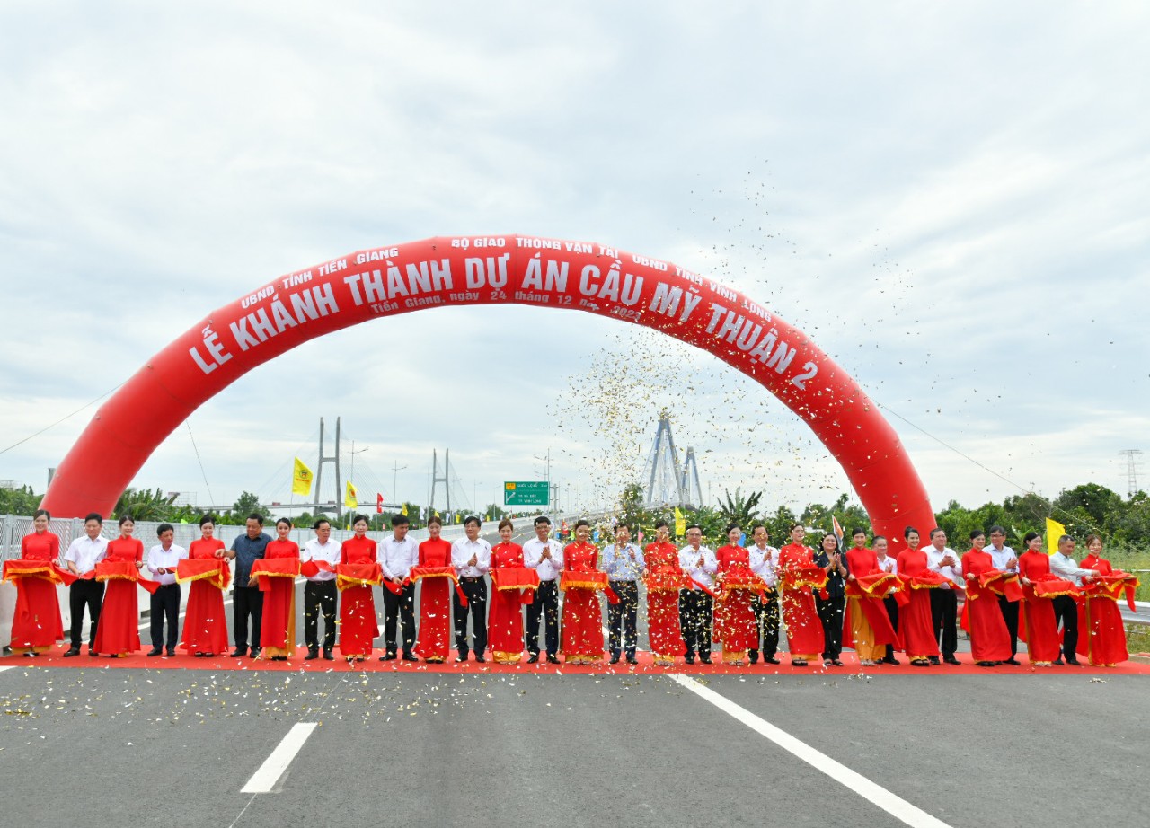 KHÁNH THÀNH CẦU MỸ THUẬN 2: CÂY CẦU MANG THƯƠNG HIỆU VIỆT VÀ TINH THẦN KỸ SƯ VIỆT NAM