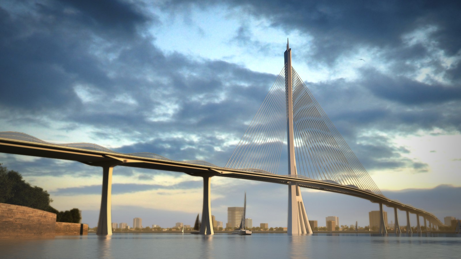 TRUNGNAM GROUP PROPOSES TO INVEST IN CAN GIO AND THU THIEM 4 BRIDGES WITH TOTAL SCALE OVER VND 16,000 BILLION