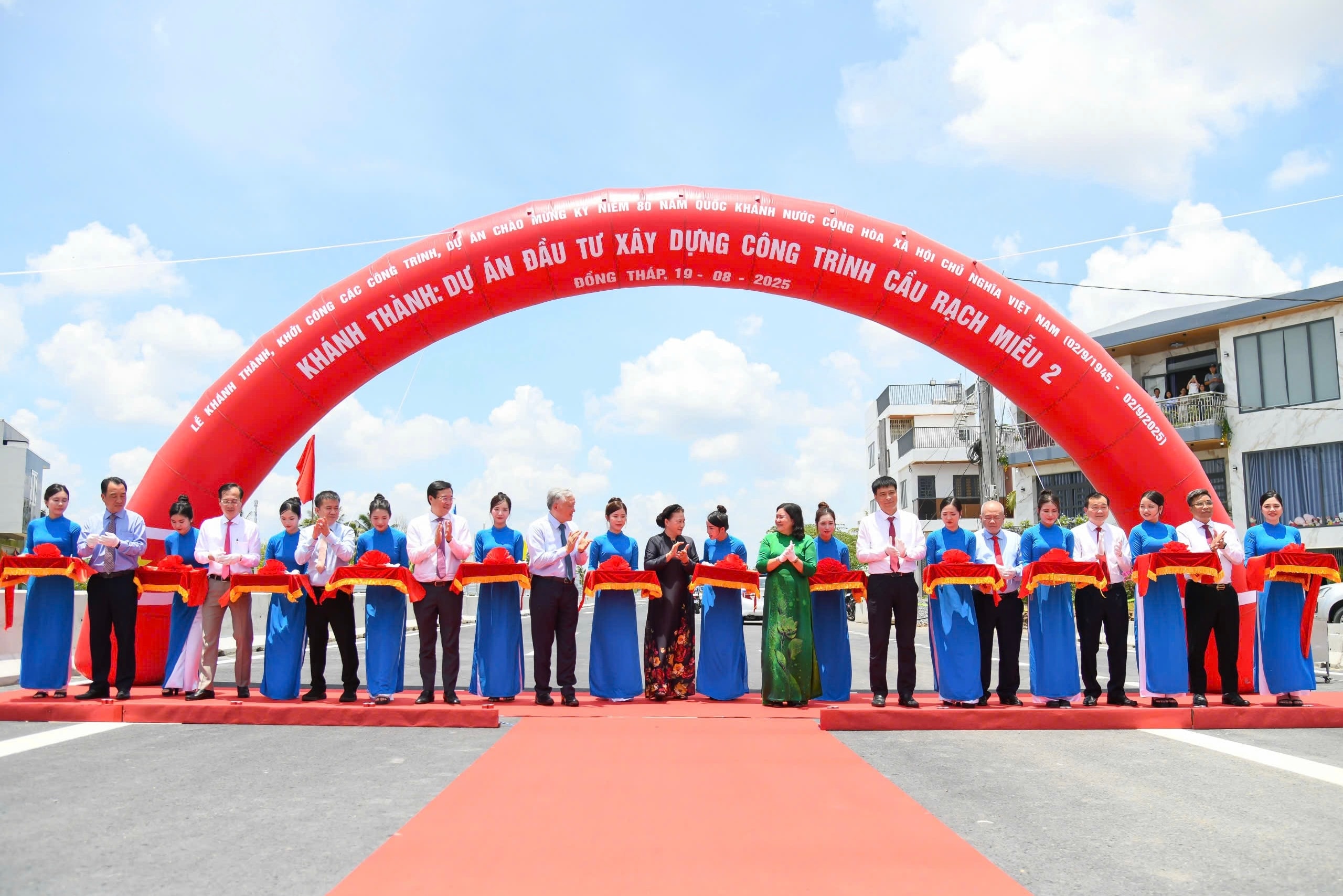 INAUGURATION OF RACH MIEU 2 BRIDGE – CONNECTING DONG THAP AND VINH LONG
