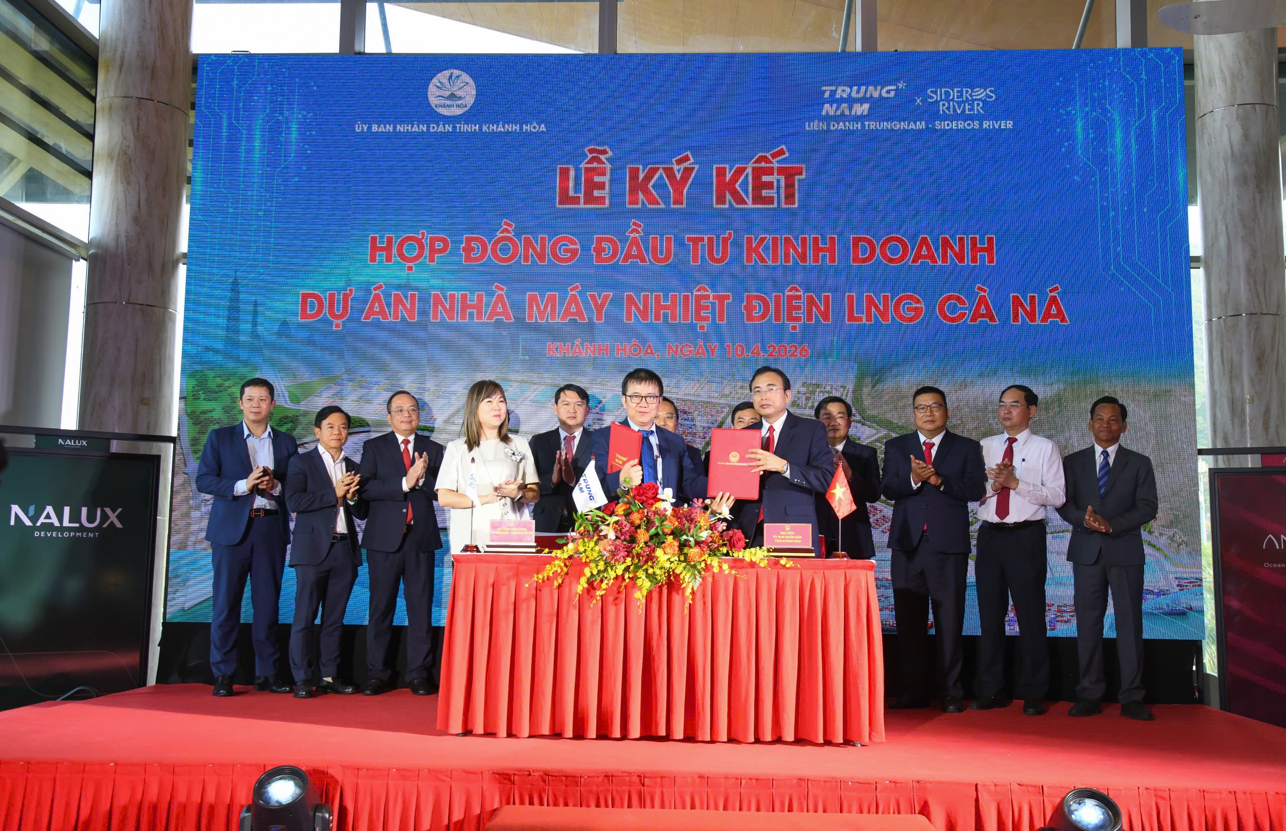 SIGNING OF THE INVESTMENT AND BUSINESS CONTRACT FOR THE CÀ NÁ LNG THERMAL POWER PLANT PROJECT