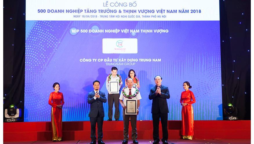 TOP 500 DOANH NGHIỆP VIỆT NAM THỊNH VƯỢNG