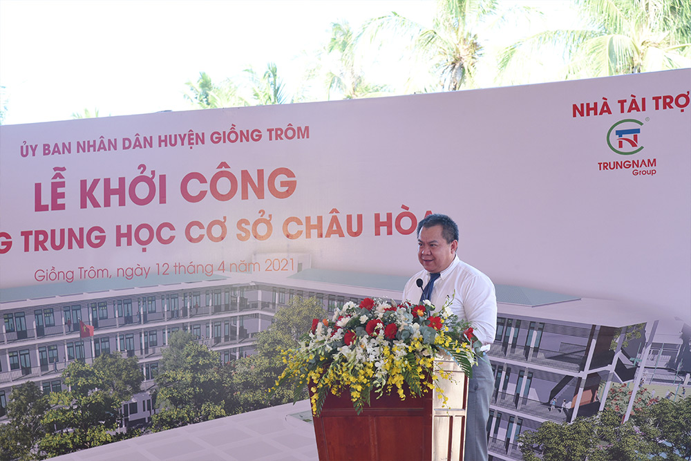 Ong Nguyen Tam Tien Tong Giam Doc Trungnam Group Mr. Nguyen Tam Tien, Trungnam Group's General Director